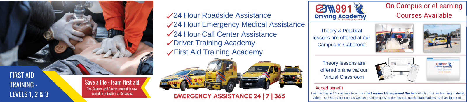 EA991 Botswana’s Prime Medical & Roadside Emergency Assistance
